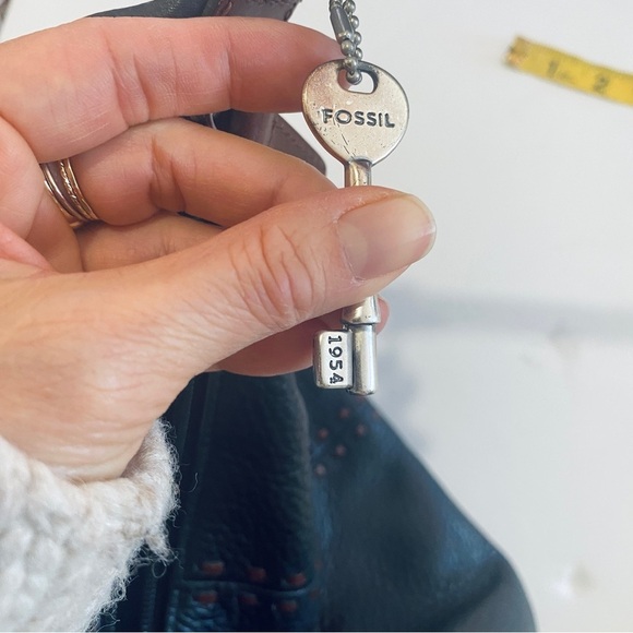 Fossil vintage genuine leather small shoulder bag Y2K - Picture 9 of 11